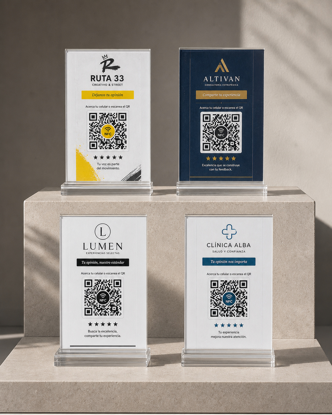 Variedad de diseños PuntoTap